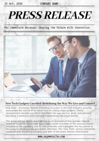 press release Template | PosterMyWall