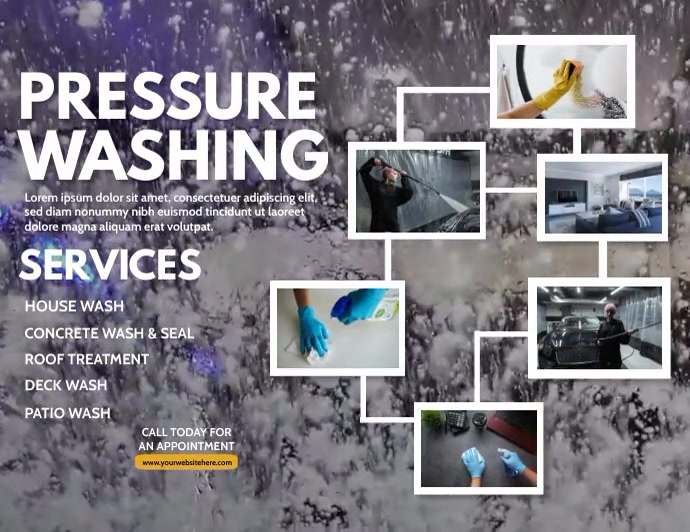 Pressure Washing Ad Template PosterMyWall
