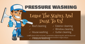 Pressure Washing Изображение, которым поделились на Facebook template