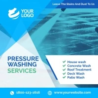 Pressure washing instagram template