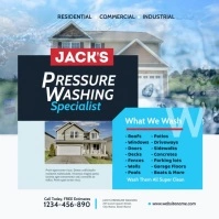 Pressure Washing Instagram Video Post template