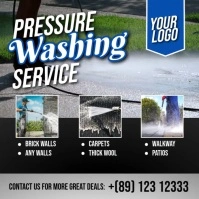 Pressure Washing Service Ads Pos Instagram template