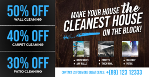 Pressure Washing Services Изображение, которым поделились на Facebook template