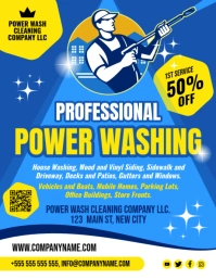 Pressure Washing Services Flyer template