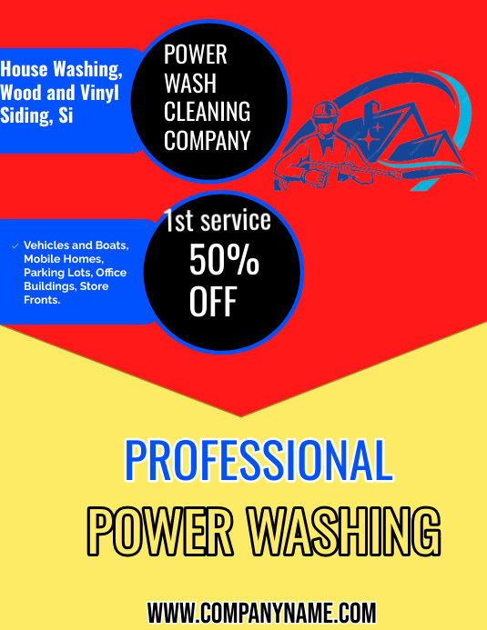 pressure washing template PosterMyWall pressure washing template PosterMyWall