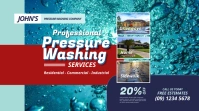 Pressure Washing Twitter Post template