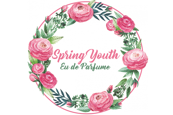 Pretty floral Label Étiquette template