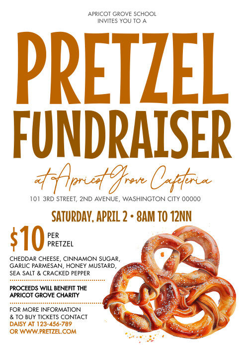Pretzel Template PosterMyWall