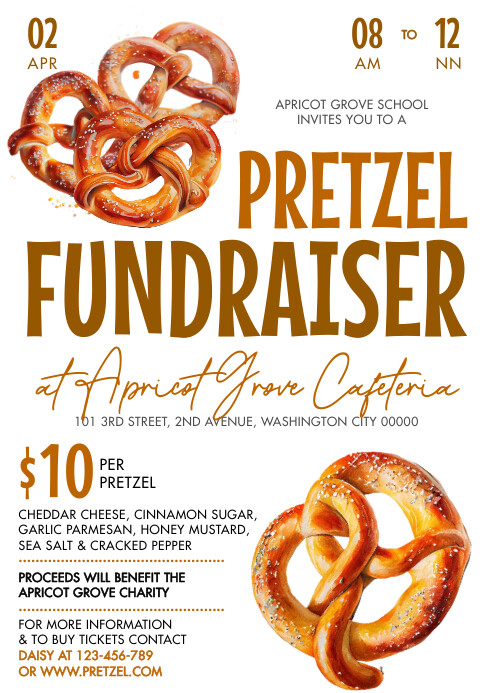 Pretzel Template PosterMyWall