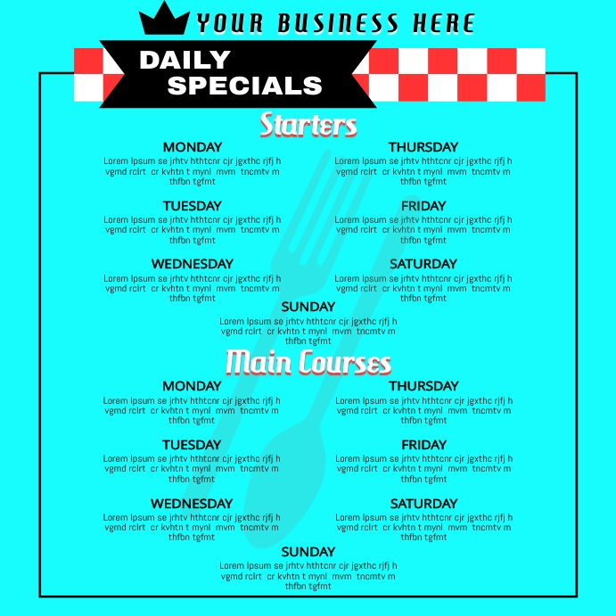 Copy Of Price List PosterMyWall