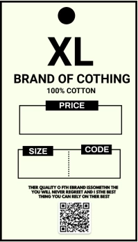 Price tag Business Card template