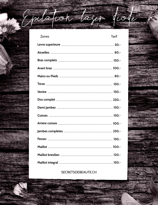 Pricing Menu Price List Services Flyer Template PosterMyWall