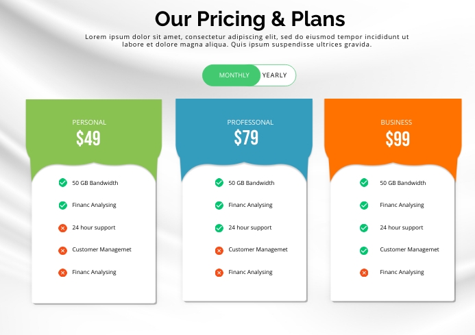 Pricing Guide Templates For Canva Pricing Guides Templates Pricing pricing-plan-templates-postermywall