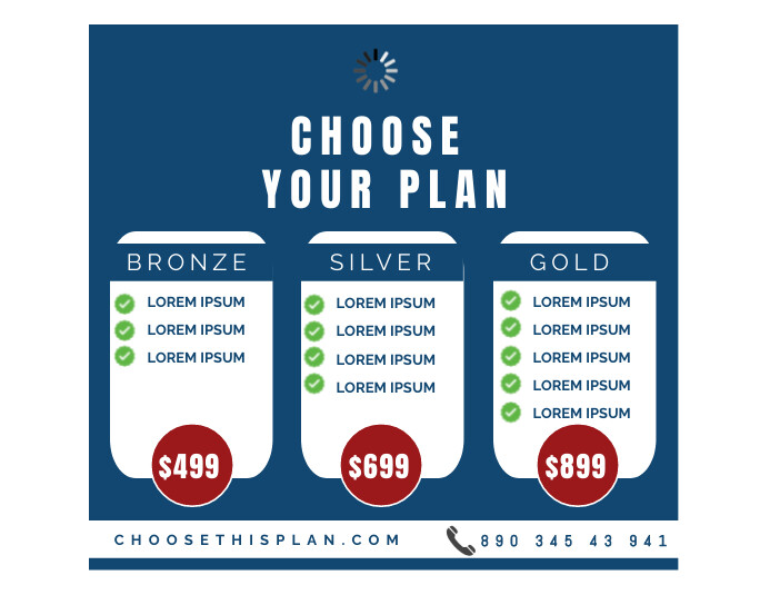 pricing template | PosterMyWall