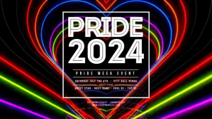 สีดำ PRIDE 2024 - Rainbow hearts 1920x108 Facebook Cover Video Template