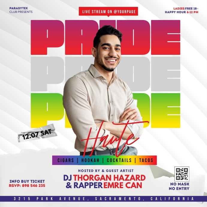 Pride Ads Instagram Post template