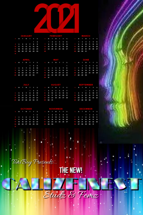 Copy of pride calendar 2021 Copy of PRIDE CALENDAR 2021 - B | PosterMyWall