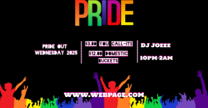 Pride concert FB template