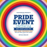Pride Event Gathering Post Template