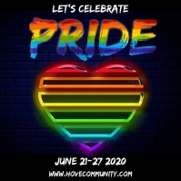 Pride Event Instagram Template Square (1:1)