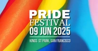 Pride Festival Okładka wydarzenia na Facebooku template
