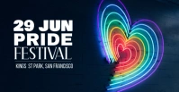 Pride FEstival Okładka wydarzenia na Facebooku template