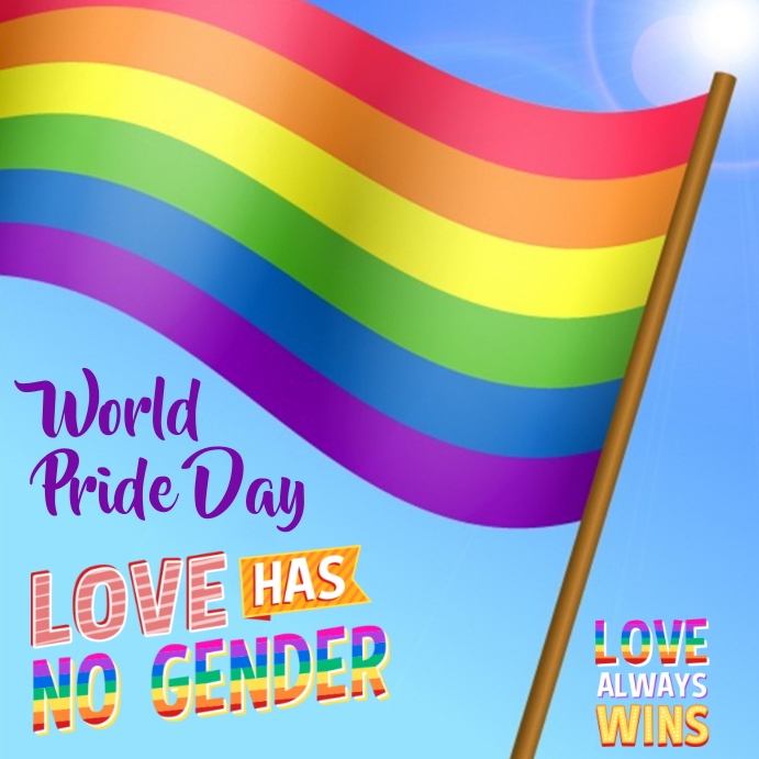 Pride Flag Template PosterMyWall