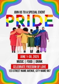 Pride Month Ads A4 template