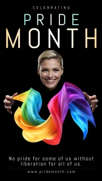 Pride Month Celebration Instagram Ad template