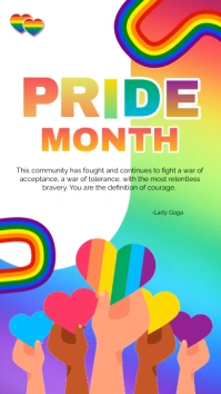 Pride Month Celebration  Instagram Story template