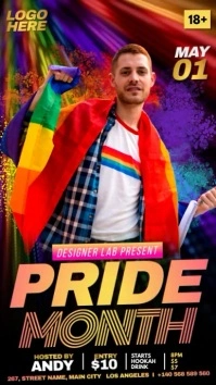 Pride Month Club Party Instagram Story template