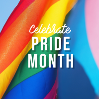 Pride month instagram template Square (1:1)