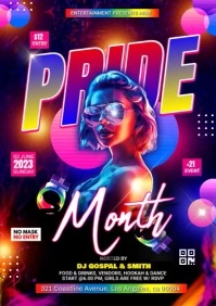 PRIDE MONTH A4 template