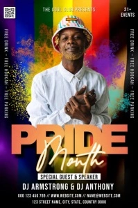 Pride Month Poster template