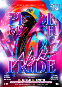 PRIDE MONTH A6 template