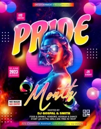 PRIDE MONTH Poster/Wallboard template