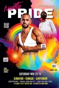 PRIDE MONTH Póster template