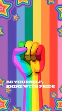 Pride Month  Digital Display (9:16) template