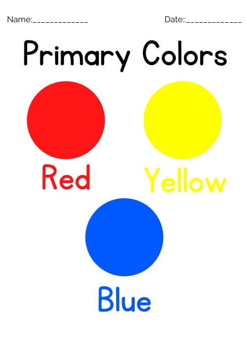 Primary Colors Template | PosterMyWall
