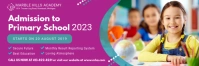 Primary School Enrollment Banner Template