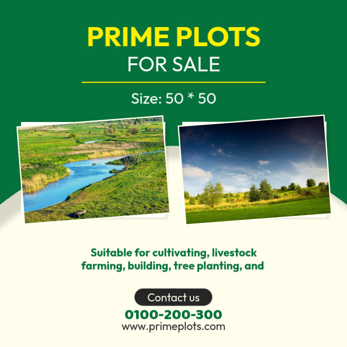 Prime plots Template | PosterMyWall
