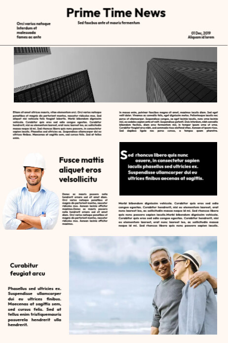 Prime TIme News Template | PosterMyWall