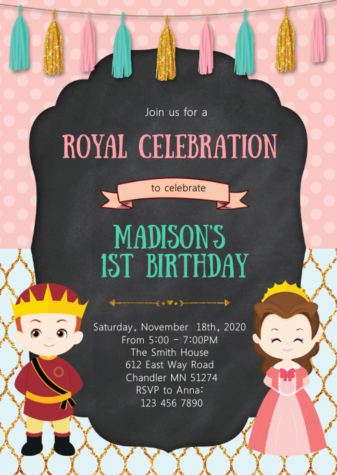 Modele Invitation Anniversaire Princesse Et Prince Postermywall Modele Invitation Anniversaire Princesse Et Prince Postermywall
