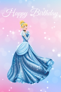 Invito di buon compleanno principessa ragazza | Vettore Premium Invito di buon compleanno principessa ragazza | Vettore Premium