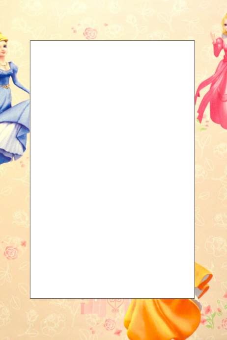 Princess Party Prop Frame | PosterMyWall