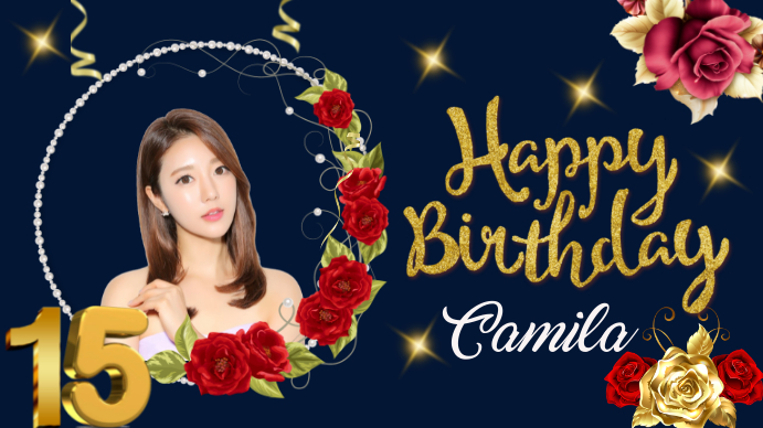 PRINCESS QUINCEAÑERA Ekran reklamowy (16:9) template
