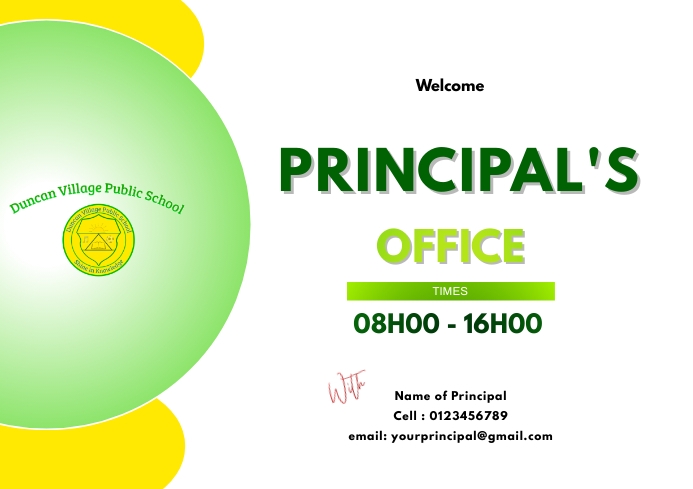 Principal Esign Sample Principals Office Design