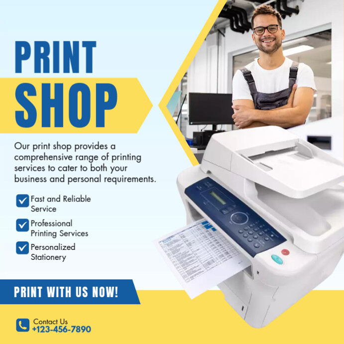 Signshop Flyer Example PRINT SHOP FLYERS Template | PosterMyWall