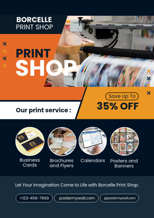 Printing Shop Note print shop template | PosterMyWall