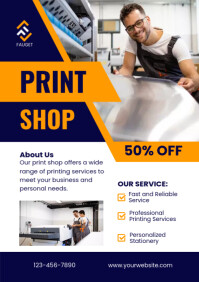 Printing Shop Note print shop template | PosterMyWall